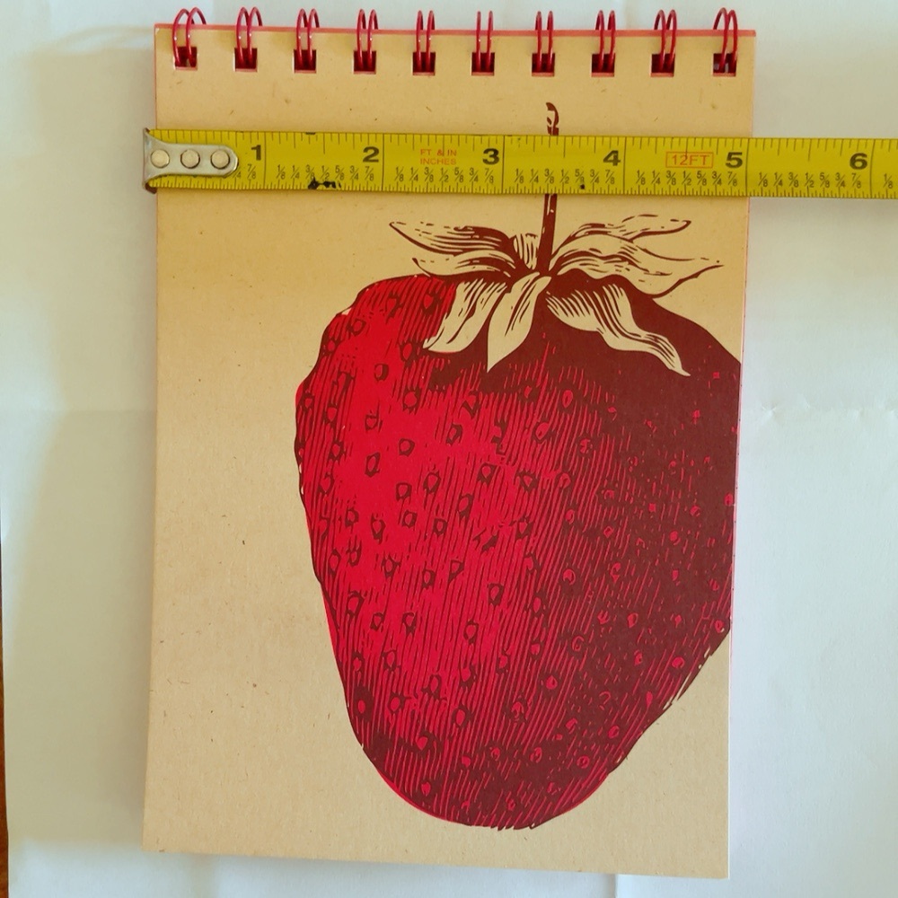 Strawberry Note book - Picture 3 of 6